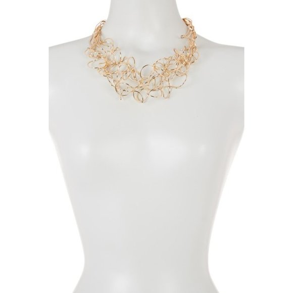 Meshmerise Jewelry - NWT Meshmerise Intertwined Spaghetti Bib Necklace